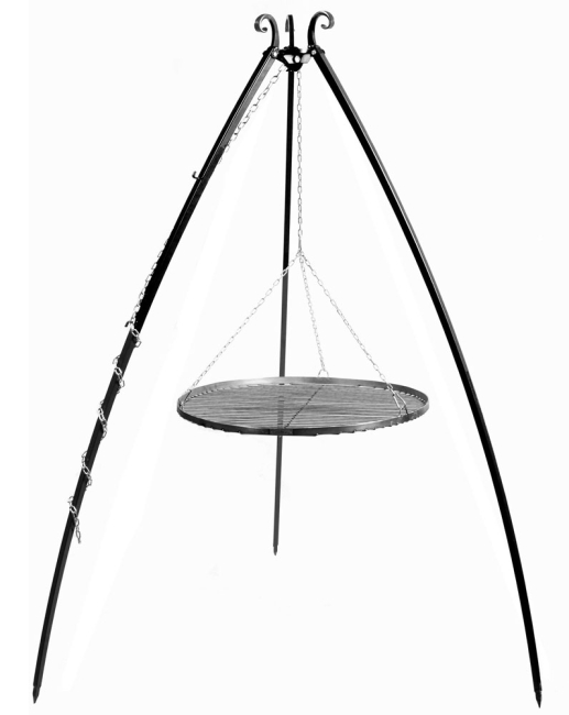 Schwenkgrill 200 cm - Grillrost aus Rohstahl Cook King
